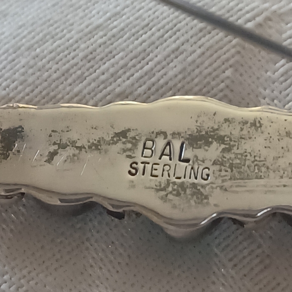 Vintage Navajo Betty Ann Lee Graduated Bar Pin, Sterling Silver - Picture 8 of 10